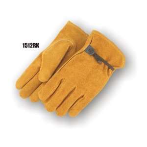 Leather Work Glove, #1512RK combination, Split Leather, size 9, 12 