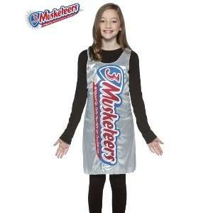  3 Musketeers Candy Tank Dress Child Halloween Costume Size 