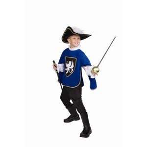  Musketeer Boy   Small, Blue Costume: Toys & Games