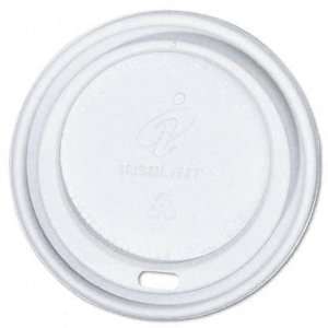 Dixie : Dome Cup Lids, Fits 12 ,16 oz. Cups, White, 1000/CT  :  Sold 