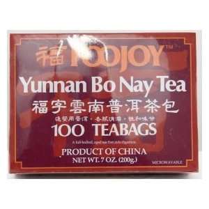  Foojoy Yunnan Bo Nay Tea   100 Tea Bags (7.0 Oz) Health 