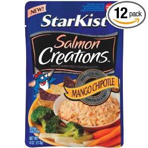 StarKist Salmon Creation Mango Chipotle, 4 Ounce Pouches (Pack of 12)
