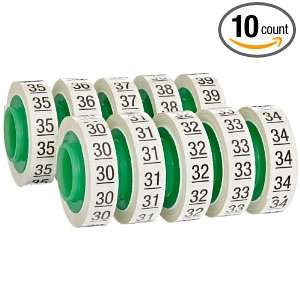   Marker Tape Refill Roll SDR 30 39, Printed with 30 39 (Pack of 10
