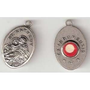  St Anthony Relic Medal Medalla Reliquia de San Antonio 