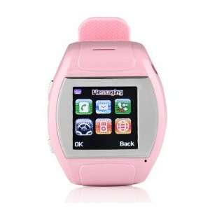  Super Cool   Bluetooth Watch Cell Phone   Pink (Fm): Cell 