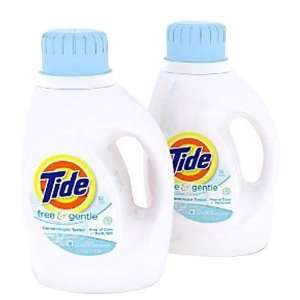  Tide Free & Gentle 2x ConcentratedLiquid Detergent, 50 oz 