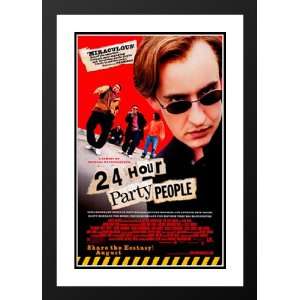  24 Hour Party People 20x26 Framed and Double Matted Movie 