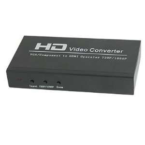  Gino Input VGA + YPbPr to Output HDMI 1080P Converter 