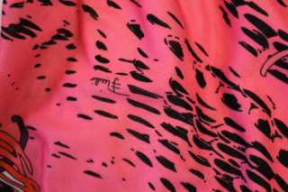 1495 Emilio Pucci Dress Jersey Print 46 12 L #0008B3  