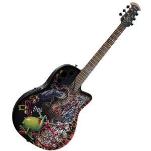  NEW OVATION DJ ASHBA SIGNATURE DEMENTED BONE YARD ACOUSTIC 