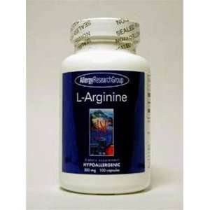  larginine 500 mg 100 capsules by allergy research group 