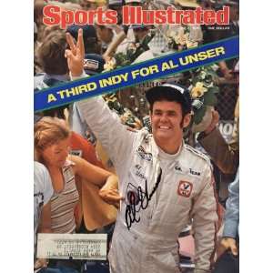  Al Unser Autographed by the Winner of the Indy 500 