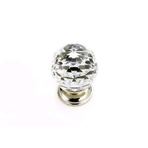  JVJ Hardware 35214 Knobs Polished Nickel / Crystal: Home 