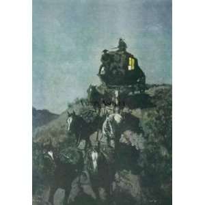  Old Stage Coach Of The Plains artist Frederic Remington 