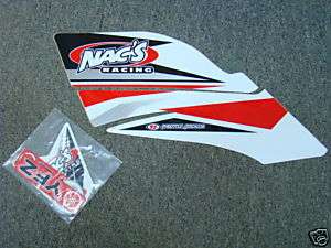 Nacs Racing atv graphics kit YFZ450 yfz red/wh nacs  