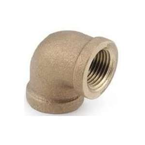  ANDERSON METAL 38700 24 LO LEAD PIPE FITTING ELBOW BRASS 1 