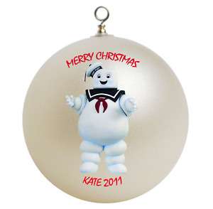 Custom Ghostbusters Stay Puft Marshmallow Man Ornament  