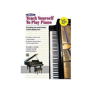  Alfred Teach Yourself Piano (Book/CD) Musical Instruments