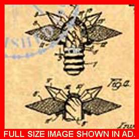 US Patent   MATCHLESS STAR Xmas Light Dittman 1936 #771  