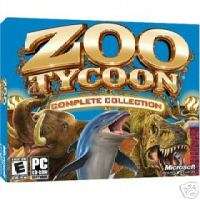 Zoo Tycoon Complete Collection PC CD *NEW SEALED* 805529445321  