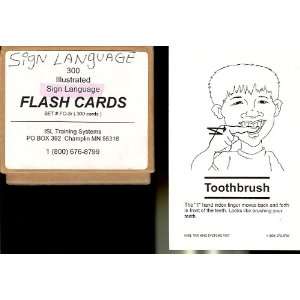  300 Illustrated Sign Language Flash Cards: Everything Else