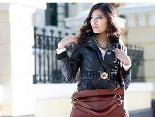 NEW Fashion Women Korea Style PU leather Lady Clutch Handbag Bag HOBO 