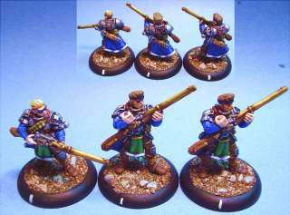 Warmachine painted miniature Cygnar Longgunners (10)  