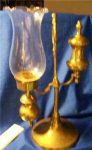 Brass Candle Holder Glass Chimney Best Offer  