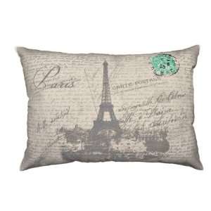  Eiffel Tower Decorative Pillow: Home & Kitchen