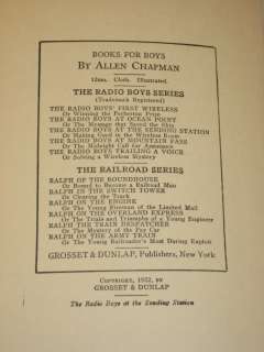 Breckenridge THE RADIO BOYS AT THE SENDING STATION 1922  