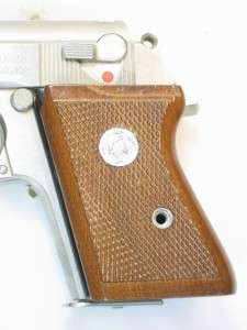 076 Vintage SILE Walnut Gun Grips WALTHER PPK Only 22 32 380  