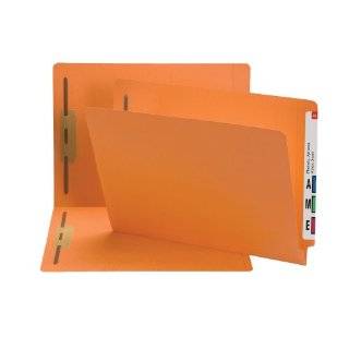 Smead End Tab Fastener Folder, Reinforced Straight Cut, 2 Fasteners in 