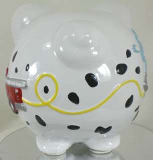 Personalized Childs Large Piggy Bank   CONSTRUCTION  