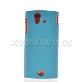 HARD RUBBER COATING CASE COVER FOR SONY ERICSSON XPERIA RAY ST18i 