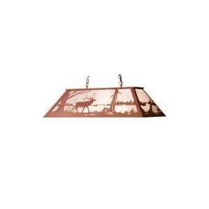  60L Elk At Lake Oblong Pendant: Home Improvement