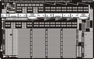 Alliance Model Works 1:700 Dockyard Building Set 1 NW70001  