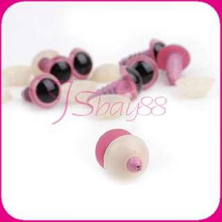 16Pairs Safety Plastic Eyes For Toy Bear 10MM MIX COLOR  
