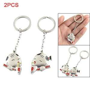   Magnetic Metal Boy Girl Pendant Keychain for Lover: Sports & Outdoors