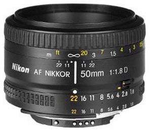   Nikon Nikkor 50mm f/1.8D AF Lens by Nikon Corporation