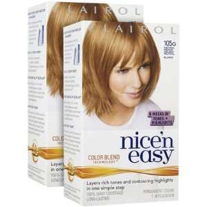 Clairol Nice n Easy Hair Color, Natural MedGolden NeutralBlonde(105G 