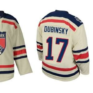  New york rangers Winter Classic jerseys #17 Dubinsky cream 