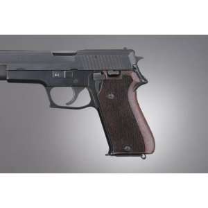   Sauer P220 Rosewood European Model Checkered 21911: Sports & Outdoors