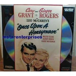 Once Upon A Honeymoon Starring Cary Grant and Ginger Rodgers Laser 