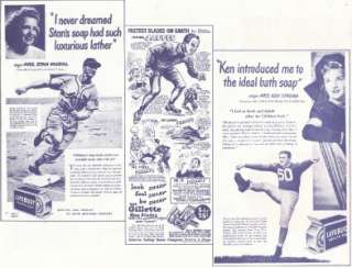 1948 Sport Star Endorsements Promo Ted Williams, Musial  