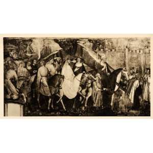  1938 Photogravure Spinello Aretino Barbarossa Sebastiano 