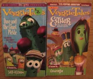 LOT 12 CHRISTIAN CHRISTMAS GOD VEGGIE TALES JOSH ESTHER JONAH LARRYBOY 