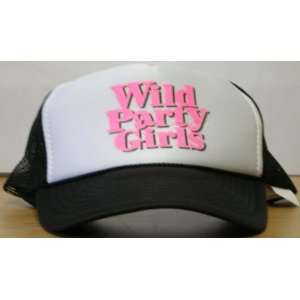  Wild Party Girls Baseball Cap/Black & White: Everything 