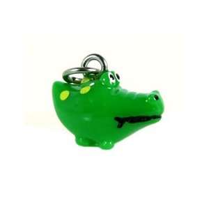  Roly Polys 3 D Hand Painted Resin Cute Alligator Charm 