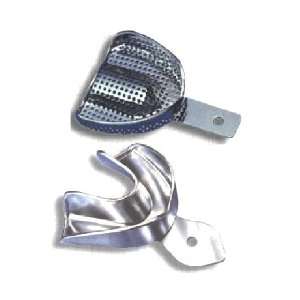  Dental Stainless Steel Impression Trays Perforated, Extra 