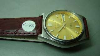 SUPERB VINTAGE SEIKO AUTOMATIC DAY DATE MENS WRIST WATCH OLD USED 